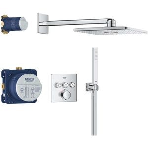 Sistem dus GROHE Precision SmartControl 310 34875000, termostat, 3 functii, crom