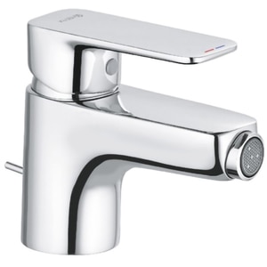 Baterie bideu KLUDI Pure&Style 402160575, alama sanitara, argintiu