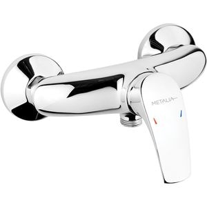 Baterie dus FERRO Metalia 57 57060/1.0, alama sanitara, argintiu