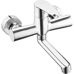 Baterie lavoar FERRO Algeo BAG3, alama sanitara, argintiu