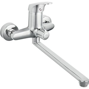 Baterie lavoar FERRO Combo BCM3A, alama sanitara, argintiu