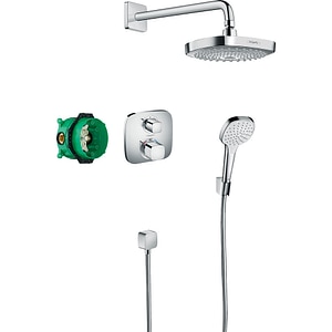 Sistem dus HANSGROHE Croma Select E 180 27294000, termostat, 1 functie, crom