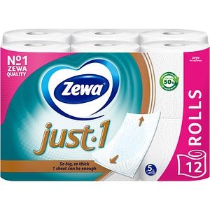 Hartie igienica ZEWA Just-1, 5 straturi, 12 role