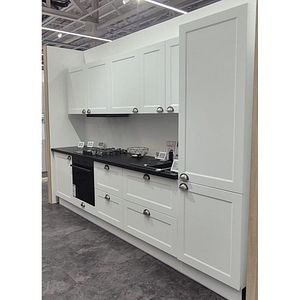 Mobila bucatarie Artemisia, PAL, 320 x 60 x 216 cm, alb