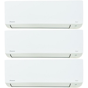 Sistem aer conditionat pentru 3 incaperi DAIKIN Siesta, 9000/9000/12000BTU, unitate externa 18000BTU, A/A, Inverter, Functie Incalzire, alb