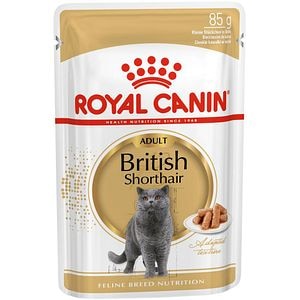 Hrana umeda pentru pisici ROYAL CANIN British Shorthair, Adult, Peste in sos, 85 g