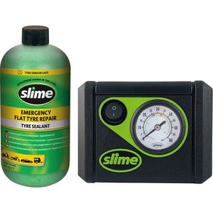 Compresor auto SLIME 15156 + pachet antipana, 473ml