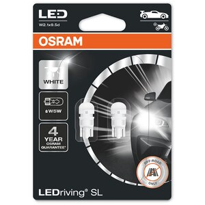 Bec auto LED OSRAM LEDriving, W5W, 12V, 2 buc