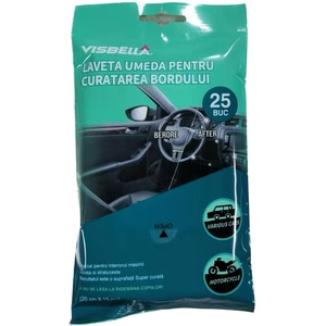 Servetele umede pentru bord VISBELLA, 25buc.