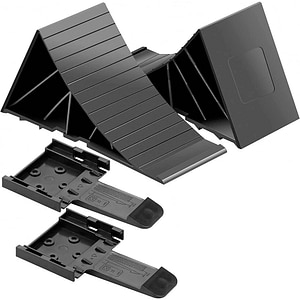 Cale roti ROLL FAST 56490R, plastic, negru, 2buc