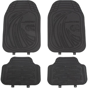 Set 4 covorase auto ROLL FAST 91571R Racer, PVC, 4 buc, negru