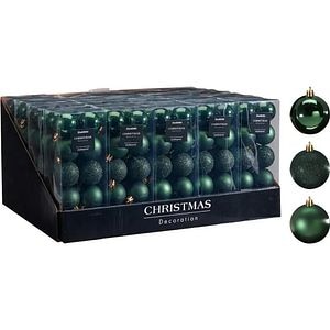 Set globuri, 20buc, 40mm, verde