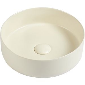 Lavoar pe blat, portelan, 40 cm, crem mat