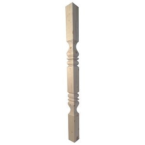 Balustru de capat strunjit brad 1130X70X70