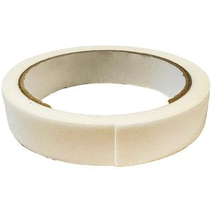 Banda dublu adeziva, 19mm x 1.5m, alb