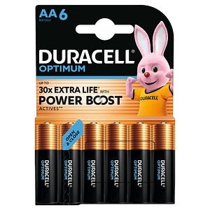 Baterie DURACELL Optimum AAK6, 1.5V, 6 bucati