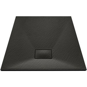 Cadita dus SANOTECHNIK 8080B, 80 x 80 cm, SMC, negru