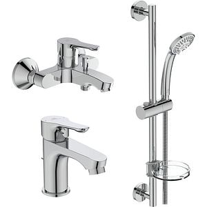 Set baterii baie 3in1 IDEAL STANDARD Alpha BD004AA, alama sanitara, crom