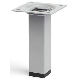 Picior mobila 112866, otel, 10 cm, gri