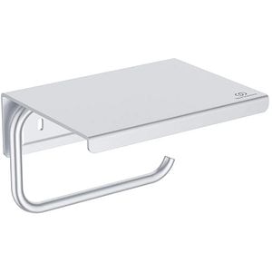 Suport hartie igienica cu capac IDEAL STANDARD Alu+ BD592SI, argintiu