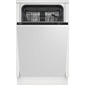 Masina de spalat vase incorporabila BEKO BDIS35030, 10 seturi, 6 programe, 45 cm, Clasa D, panou comanda negru