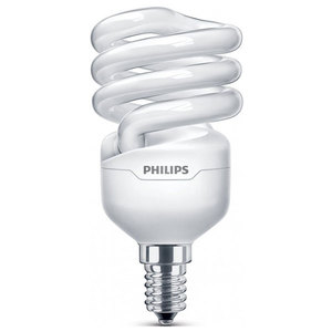 Bec economic Philips Twister, E14, 12W, 6500K