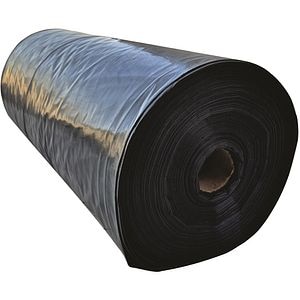 Folie constructii Baufolie Plus, 100 x 6.5 m, grosime 0.1 mm, 650 mp, negru