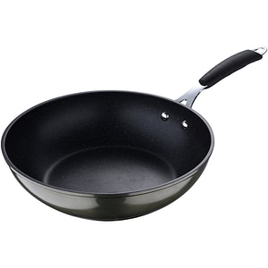 Tigaie wok BERGNER Midnight BG-30129-GR, 28cm, aluminiu, negru