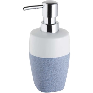 Dispenser sapun lichid BISK Stone 06306, 300 ml, bleu