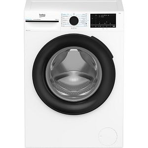 Masina de spalat rufe frontala slim BEKO BM3WFUS48415WBEE, SteamCure, 8 kg, 1400rpm, Clasa A, alb