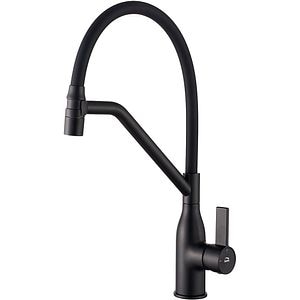 Baterie bucatarie LAVEO Botta B45 B78D, pipa flexibila, alama, negru