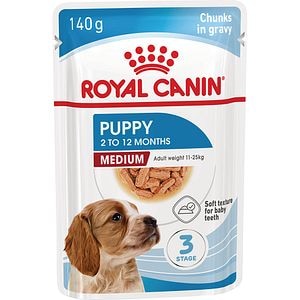 Hrana umeda pentru caini ROYAL CANIN SHN Medium Gravy, Junior, 140 g