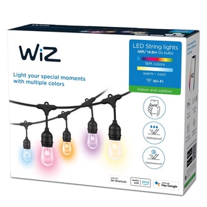 Ghirlanda WIZ Connected, Wi-Fi, LED RGB, 12W, 14.8m