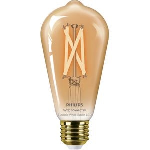 Bec LED Smart PHILIPS 8719514372269, E27, 7W, 640lm, Wi-Fi, lumina variabila, compatibil Alexa, Google Assistant