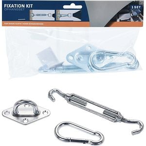 Set accesorii prindere copertina, metal, 3 piese