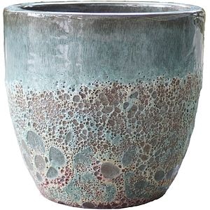 Ghiveci flori VERVE S, ceramica, D 22 cm, turcoaz