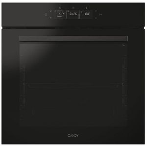 Cuptor incorporabil CANDY Bake 800 CA6 N5G3YTB, Electric, Autocuratare pirolitica + hidrolitica, 78 l, Clasa A++, Wi-Fi, negru