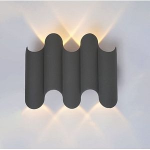 Aplica Led 5W 3000K 226Lm Ip65 Gri