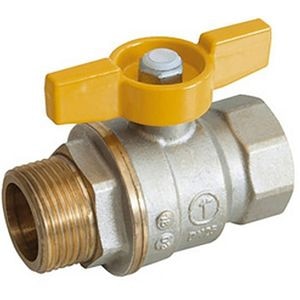 Robinet gaz fluture GIACOMINI R731GAX005, 1", alama