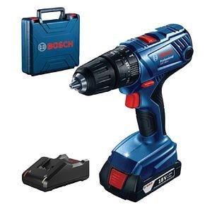 Bormasina de gaurit si insurubat BOSCH HSB 180-LI, 1 acumulatori Li-Ion + Valiza Profesionala