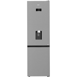 Combina frigorifica BEKO B3RCNA404HDXB1, No Frost, 355 l, H 203.5 cm, Clasa E, Dozator apa, argintiu