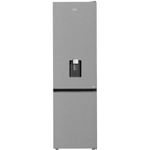 Combina frigorifica BEKO B3RCNA404HDXB, No Frost, 355 l, H 203 cm, Clasa E, Dozator apa, argintiu