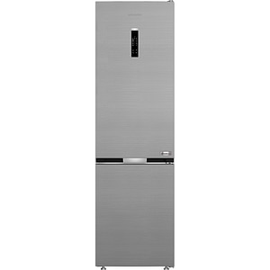Combina frigorifica GRUNDIG GKPN 46921 X, No Frost, 355 l, H 203 cm, Clasa E, inox