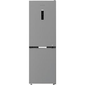 Combina frigorifica GRUNDIG GKPN 66840 LXPW, No Frost Duo Cooling, 316 l, H 186.5 cm, Clasa C, argintiu