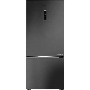 Combina frigorifica GRUNDIG GKPN 67830 FXRW, No Frost Duo Cooling, 551 l, H 187 cm, Clasa D, dark inox