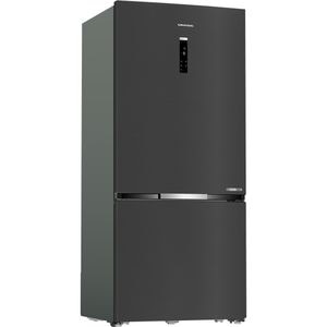 Combina frigorifica GRUNDIG GKPN6893FXD, No Frost, 615 l, H 193 cm, Clasa D, dark inox
