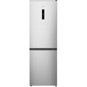 Combina frigorifica GORENJE N619EAXL4, No Frost Plus, 304 l, H 186 cm, Clasa E, argintiu