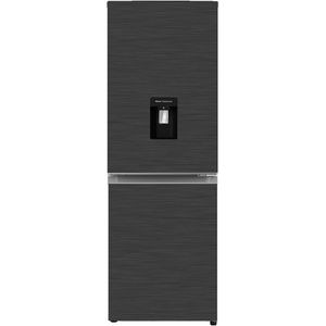 Combina frigorifica VORTEX VK30SDI01S, 296 l, H 185 cm, Clasa E, Dozator apa, dark inox