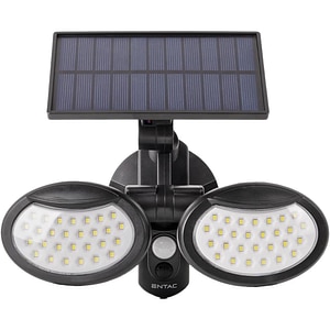Lampa solara ENTAC, 10W, IP65, negru