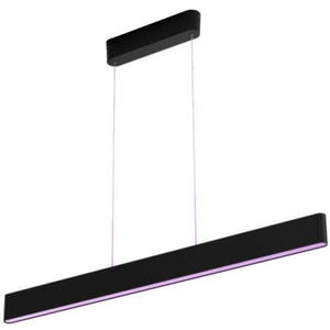 Lustra smart PHILIPS HUE Ensis, 79W, LED, RGB, negru